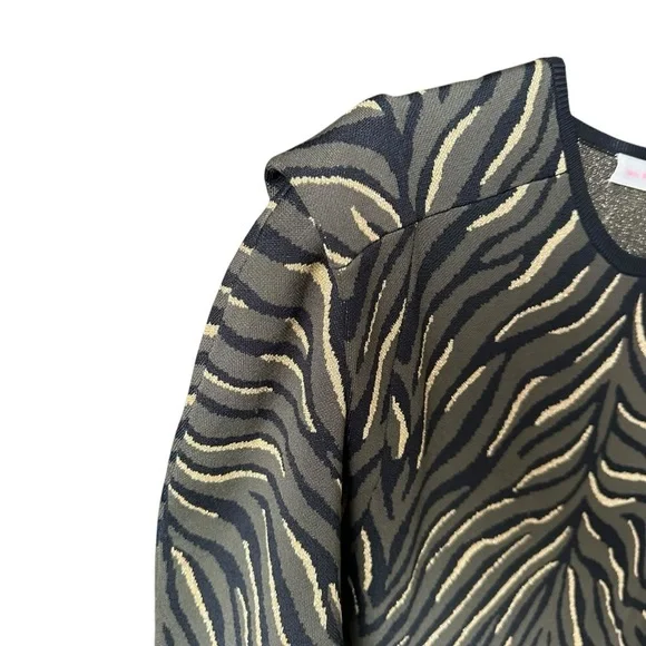 Sass & Bide Midi Dress Movement of Sound: animal print, button slot NWOT XS - Picture 6 of 10